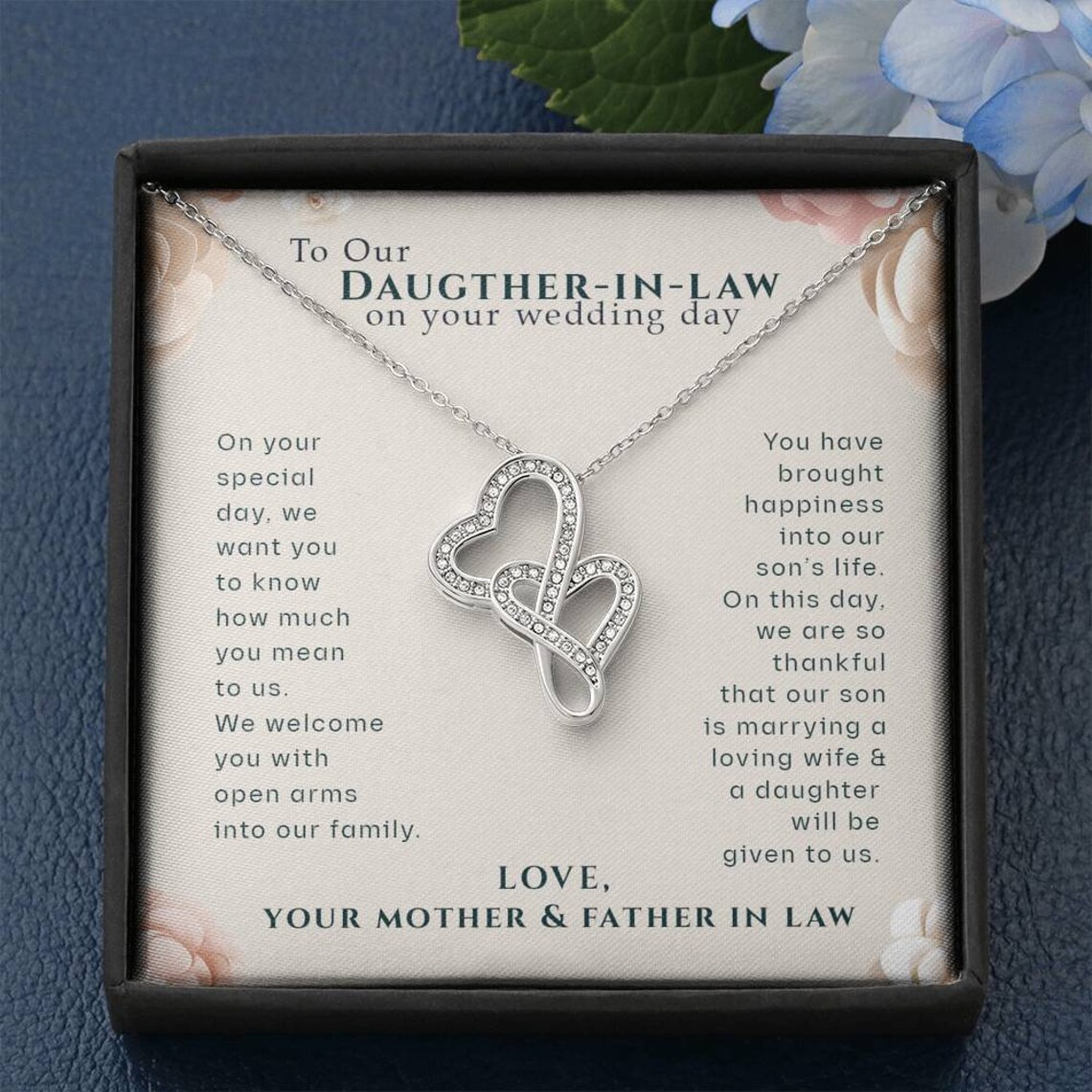To Our DaughterInLaw Gift on Wedding Day Future Daughter In Etsy