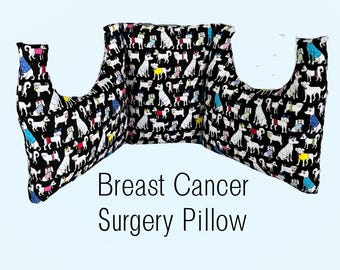 Post Mastectomy Pillow Breast Surgery Pillow Mastectomy Gifts Cancer Gift Lumpectomy Pillow Breast Reduction Surgery Pillow Get Well Gift