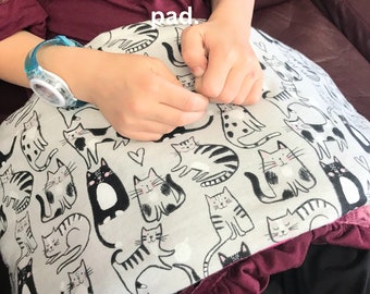 Personalized Weighted Lap Pad Kid Cat Lover Birthday Gift Weighted Lap Pad Adult Anxiety Autism Spectrum, Custom, Kids Cat Blanket