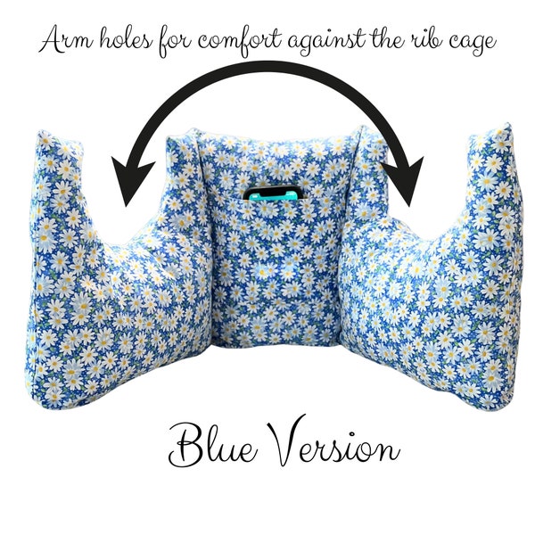 Mastectomy Pillow Blue Daisies pink Breast Cancer Pillow teal Mastectomy Gifts,Cancer Gift,Lumpectomy Pillow,Breast Reduction Surgery Pillow