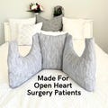 Open Heart Surgery Pillow Wrap Around Cardiac Pillow Heart Patient Gift Bypass Surgery Gift CABG Surgery Gift For Men Abdominal Surgery
