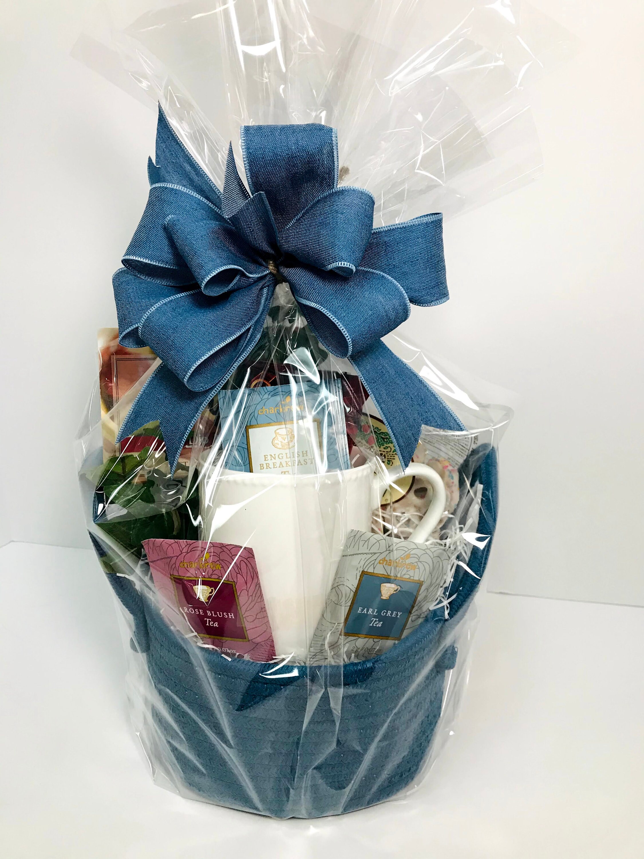 Spring Tea Gift Basket Tea Cup Gift Relaxation Tea Gift Etsy