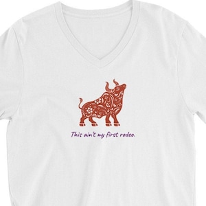 This ain&#39;t my first rodeo shirt, Unisex, Short Sleeve, V-Neck T-Shirt, Rodeo shirt, women&#39;s tees