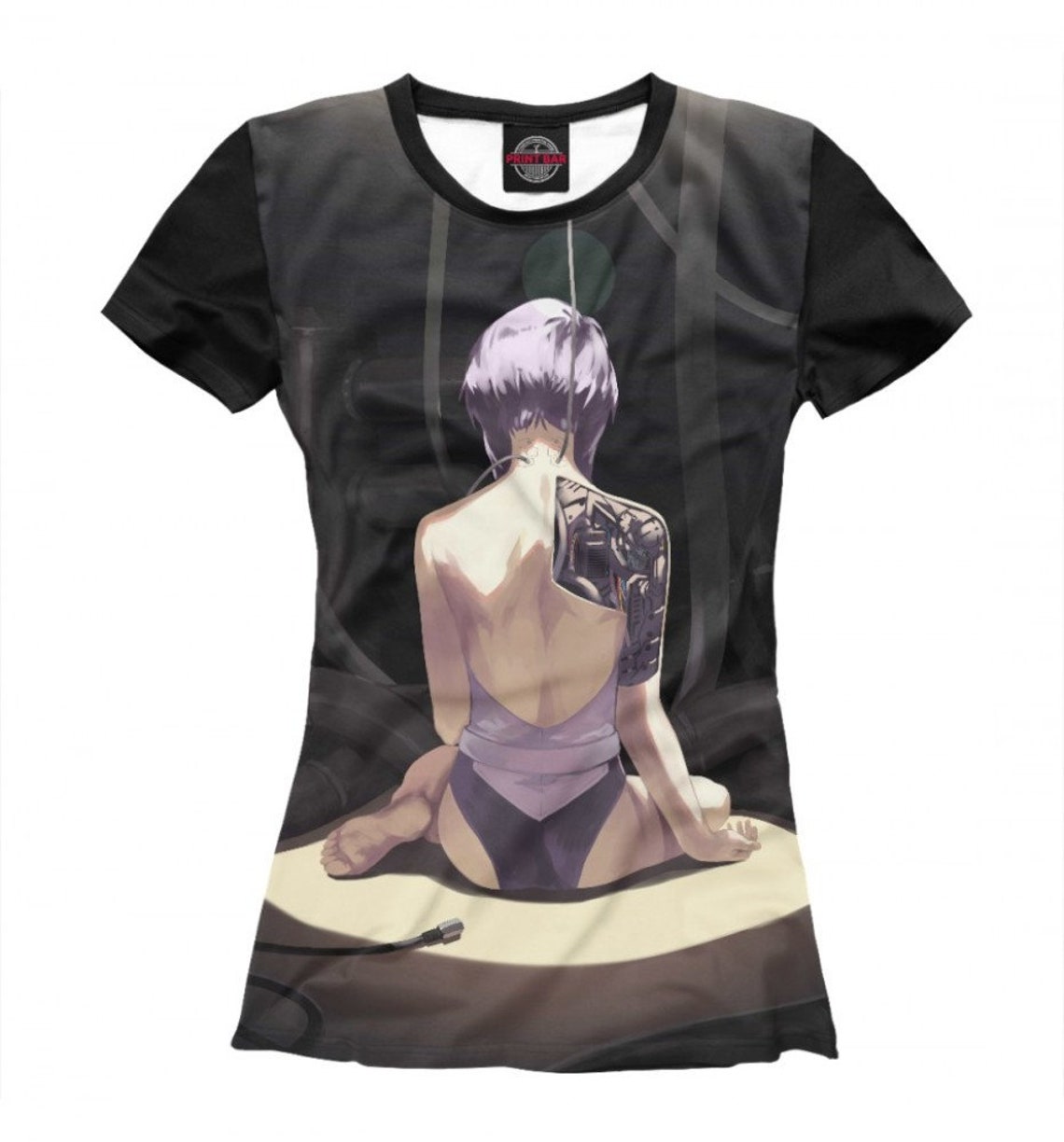 ghost in the shell t shirt etsy