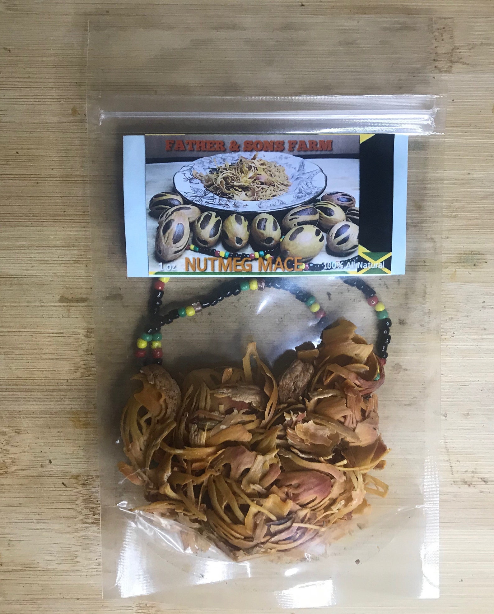PREMIUM Jamaican Nutmeg Mace 100 All Natural 1 OZ Bag. Free Etsy