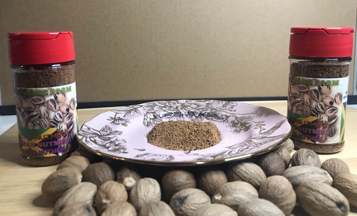 Premium Ground JAMAICAN NutMeg 100 All Natural. Free Shipping Etsy