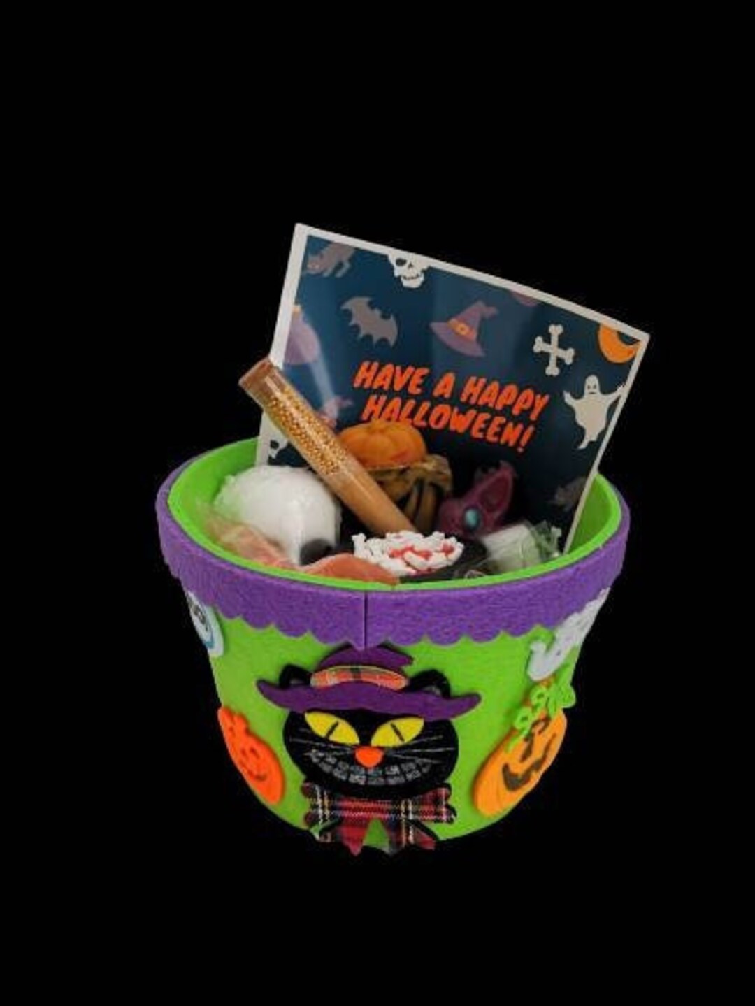 Halloween Bath Set, Spa Witch Kit, Scary Soap and Bath Bomb, Set of 8