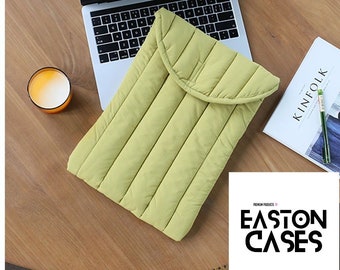 Luxury Cotton Laptop Liner Bag for iPad pro 11 Macbook Sleeve 11 13 14 15.6 Inch Notebook Protective Case Shockproof Computer Pouch