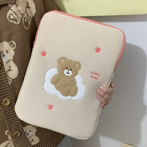 Luxury Cute Cotton Laptop Sleeve Liner Bag 9.7 10 11 13 14 15 inch Case for Macbook Air pro 13.3 14 16 Case Storage Pouch Sleeve Laptop Bag