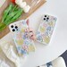 Luxury Flower Wrist Chain Cute Phone Cases for iPhone 13 Pro Max 12 11 Pro Max Xs X Xr 7 8 SE 2020 Silicone Back Cover Camera Protection 