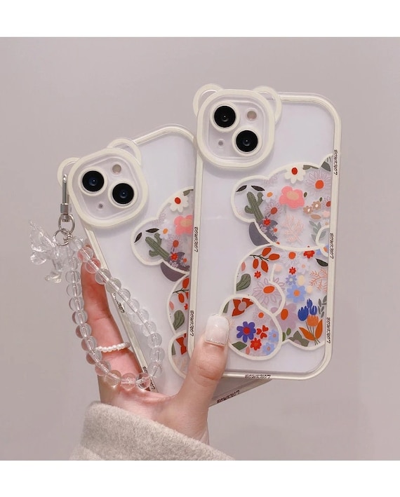 Gogobs Louis Bag Transparent Cell Phone Cases for iPhone 13 PRO