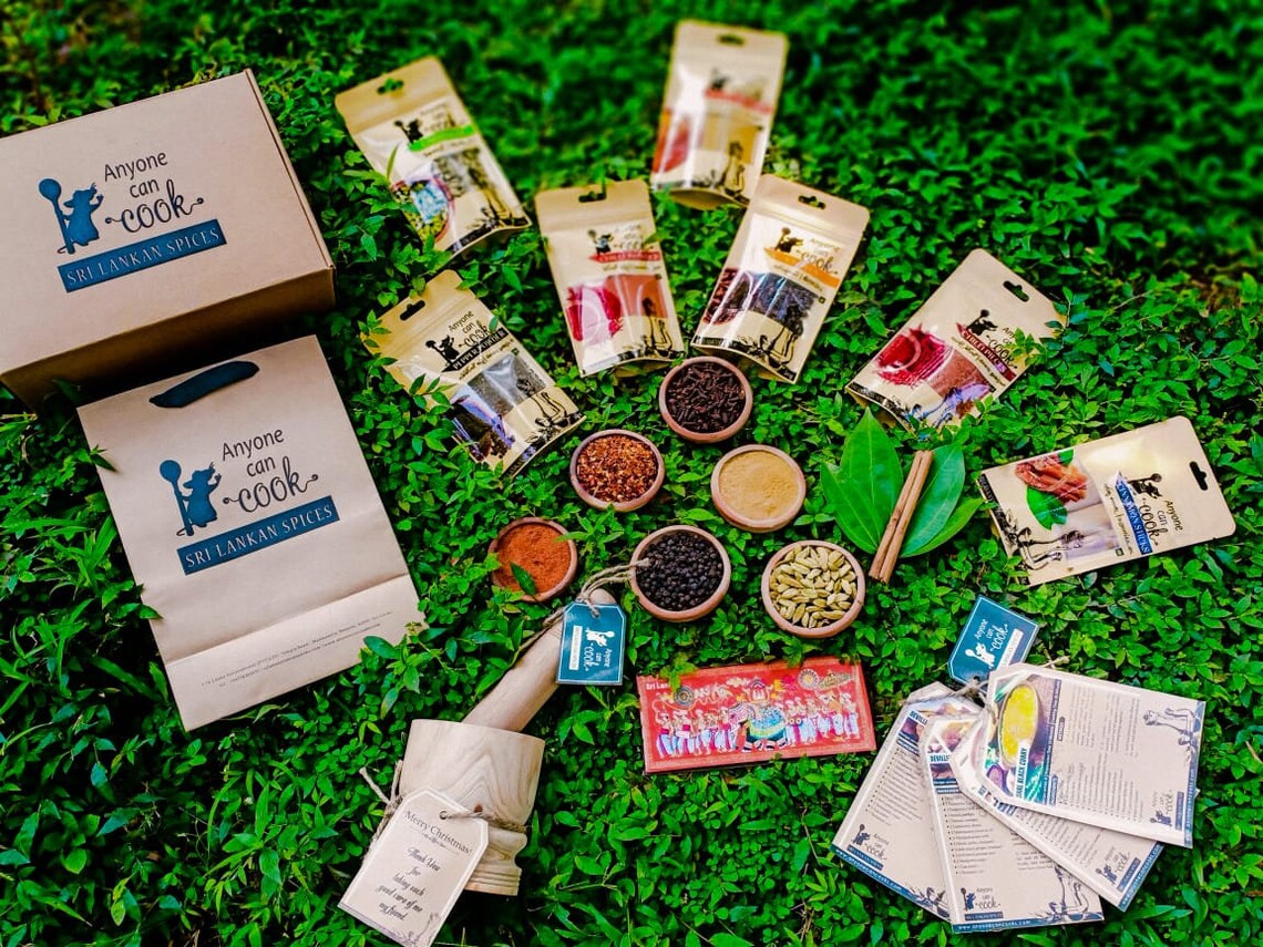 Sri Lankan Spices Gift Pack Etsy