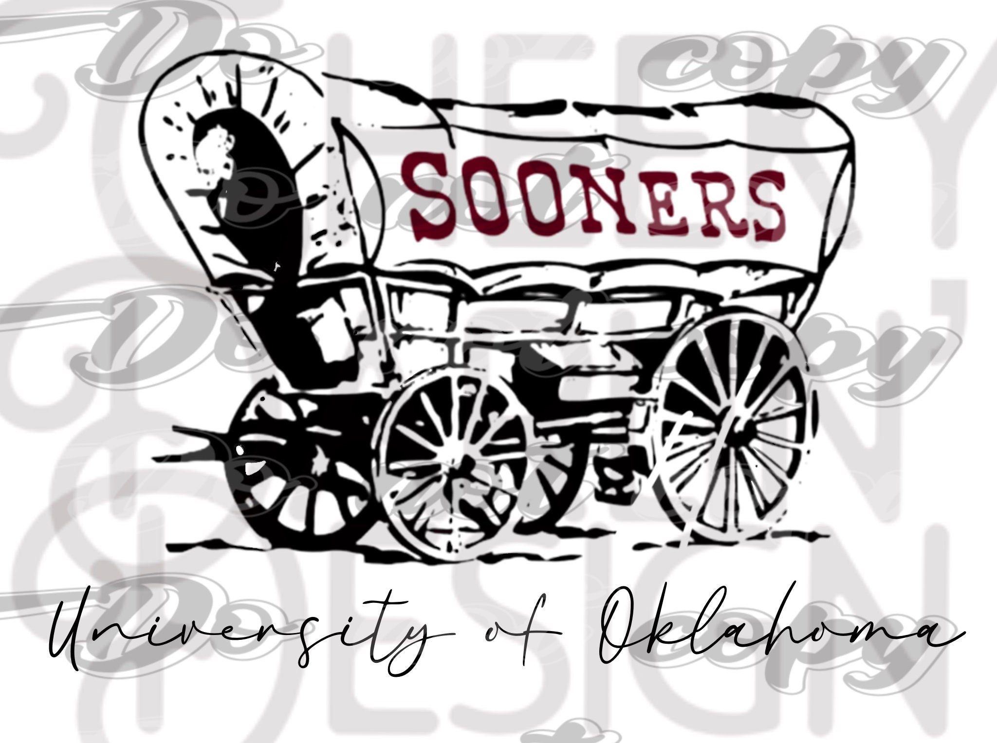 Digital Download Sooner Schooner Etsy
