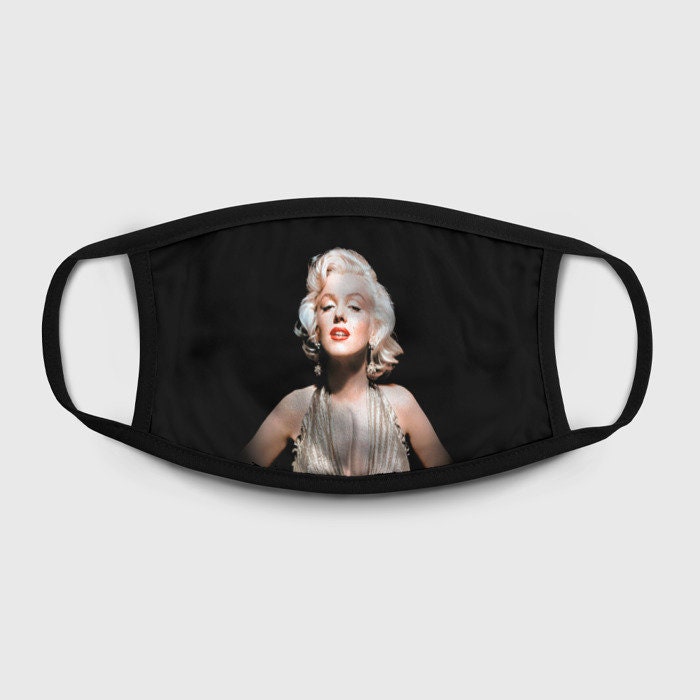 Marilyn Monroe Face Mask Reusable Washable 100% Cotton | Etsy