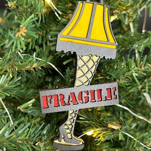 A Christmas Story Inspired Leg Lamp Ornament