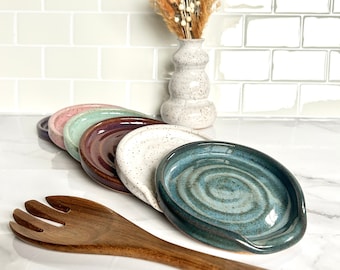 Colorful Speckled Spoon Rests