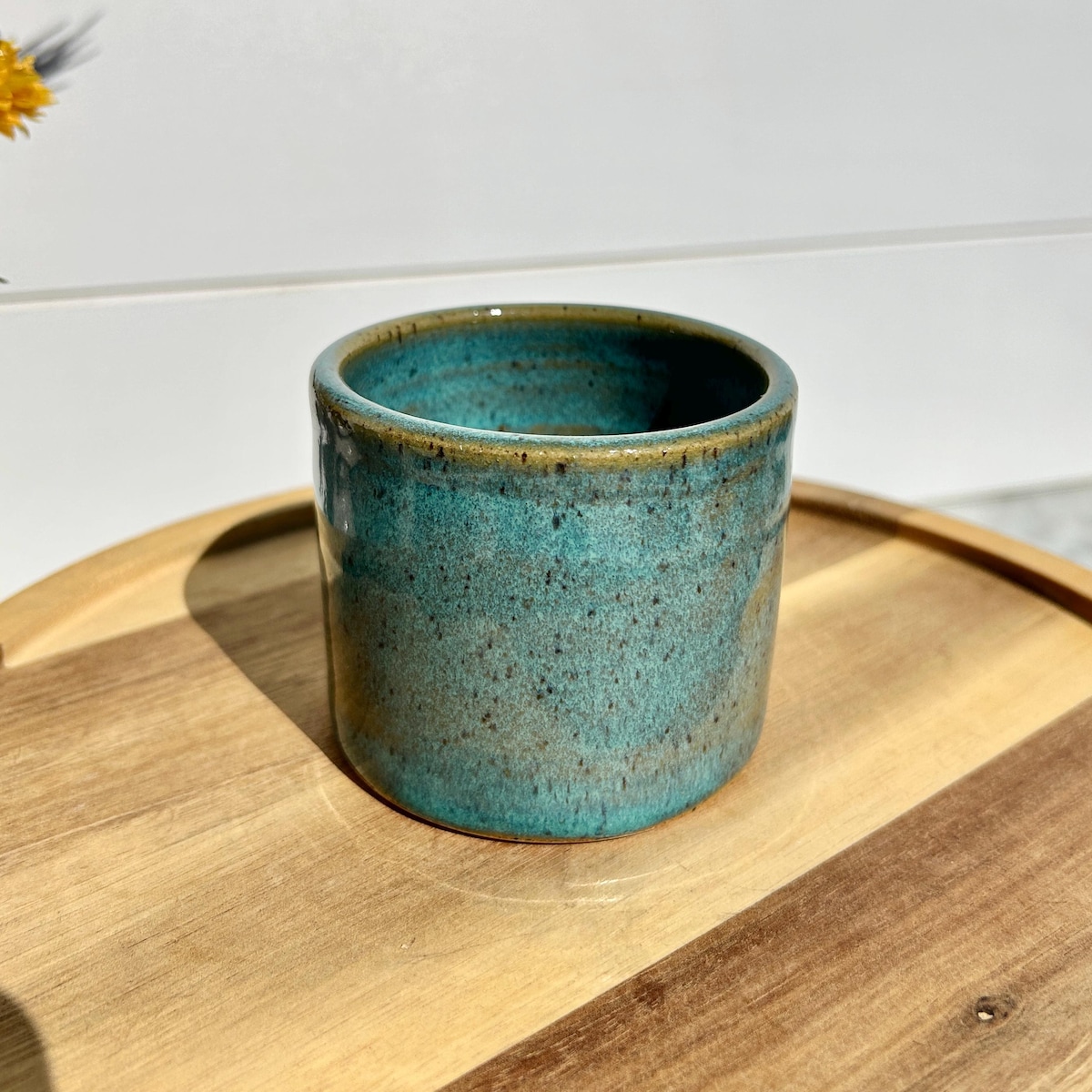 Turquoise Handmade Speckled Ceramic Holder - Etsy