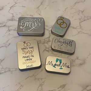 Bruiloft Gift Card Box | Gepersonaliseerde Gift Card Tin | Trouwcadeau Box | Gepersonaliseerde giftcardhouder | Gepersonaliseerd bruidsverlovingscadeau
