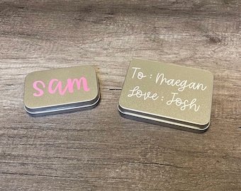 Gift Card Box | Personalized Gift Card Tin | Gift Box | Custom Gift Container | Gift Box | Personalized Gift Card Holder | Metal Gift Box