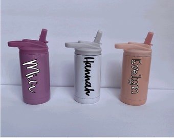 Garrafa de água térmica personalizada de 355 ml | Garrafa de água infantil | Garrafa de água térmica personalizada | Presente de Natal | Ideias para presentes de aniversário para crianças