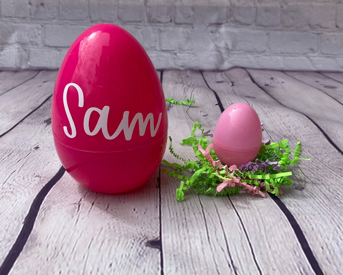 Personalized Jumbo Easter Eggs Large Easter Eggs - Etsy UK