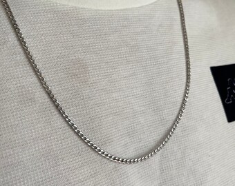 Fathers Day Gift-mens Simple Silver 