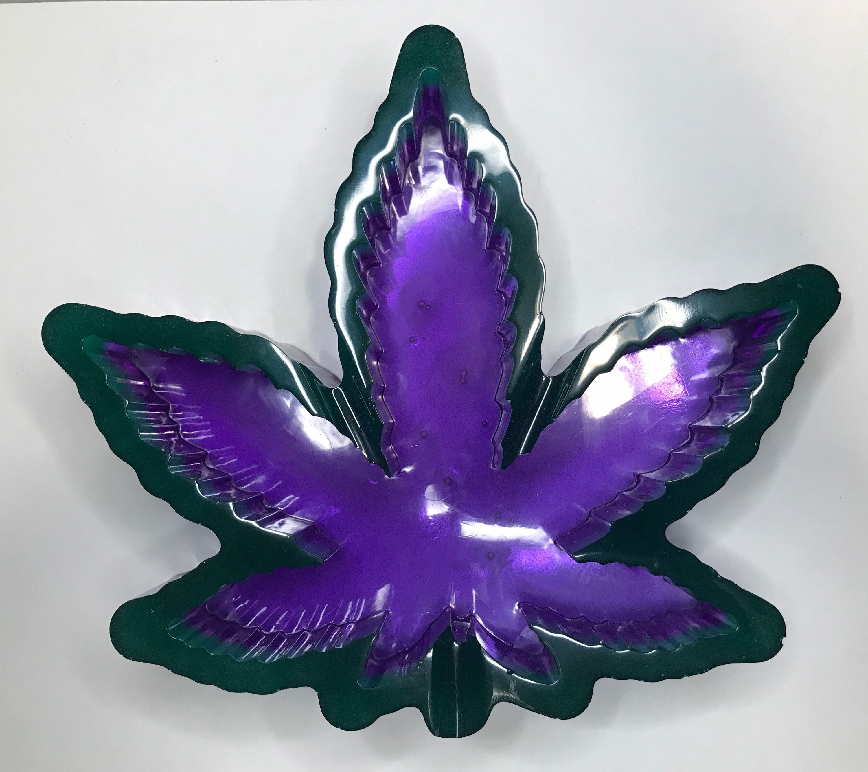 Customized Marijuana Leaf Resin Ashtray Etsy