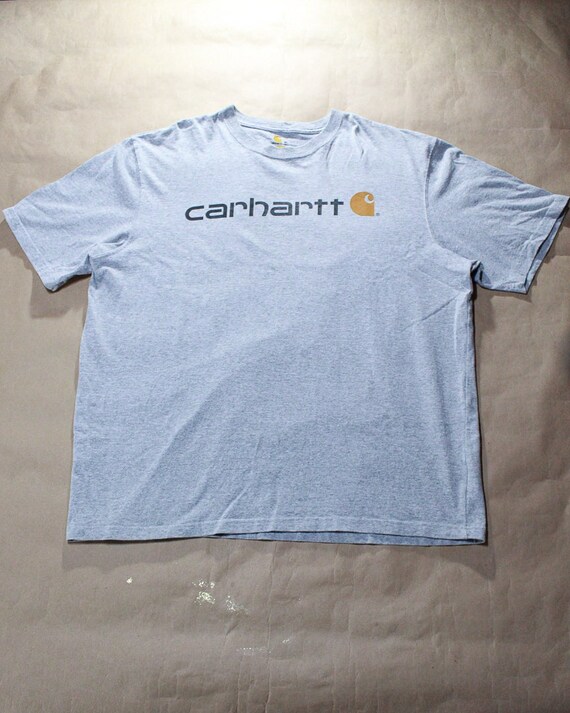 Carhartt Gray Spell Out Tee Size XL | Etsy