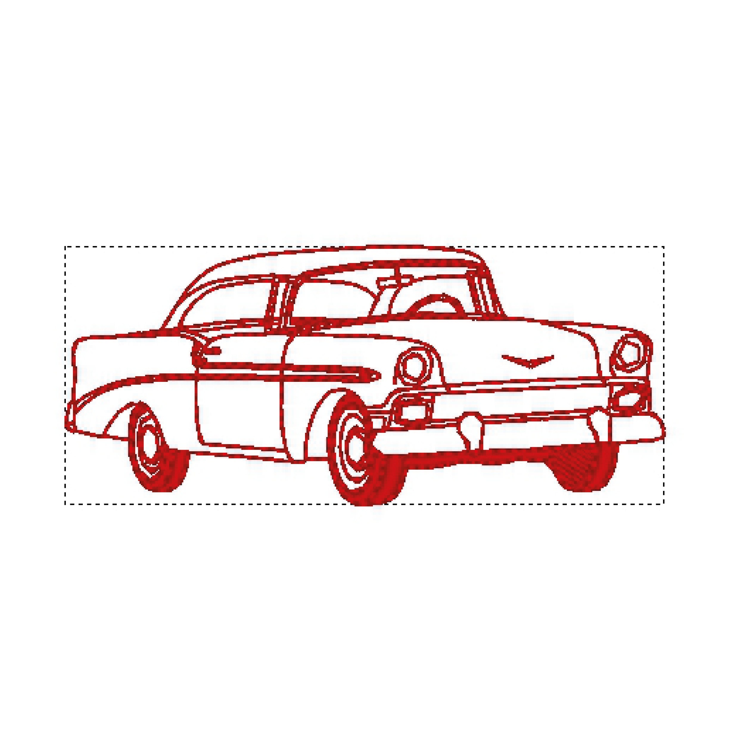Old classic car machine embroidery design file vintage  etsy