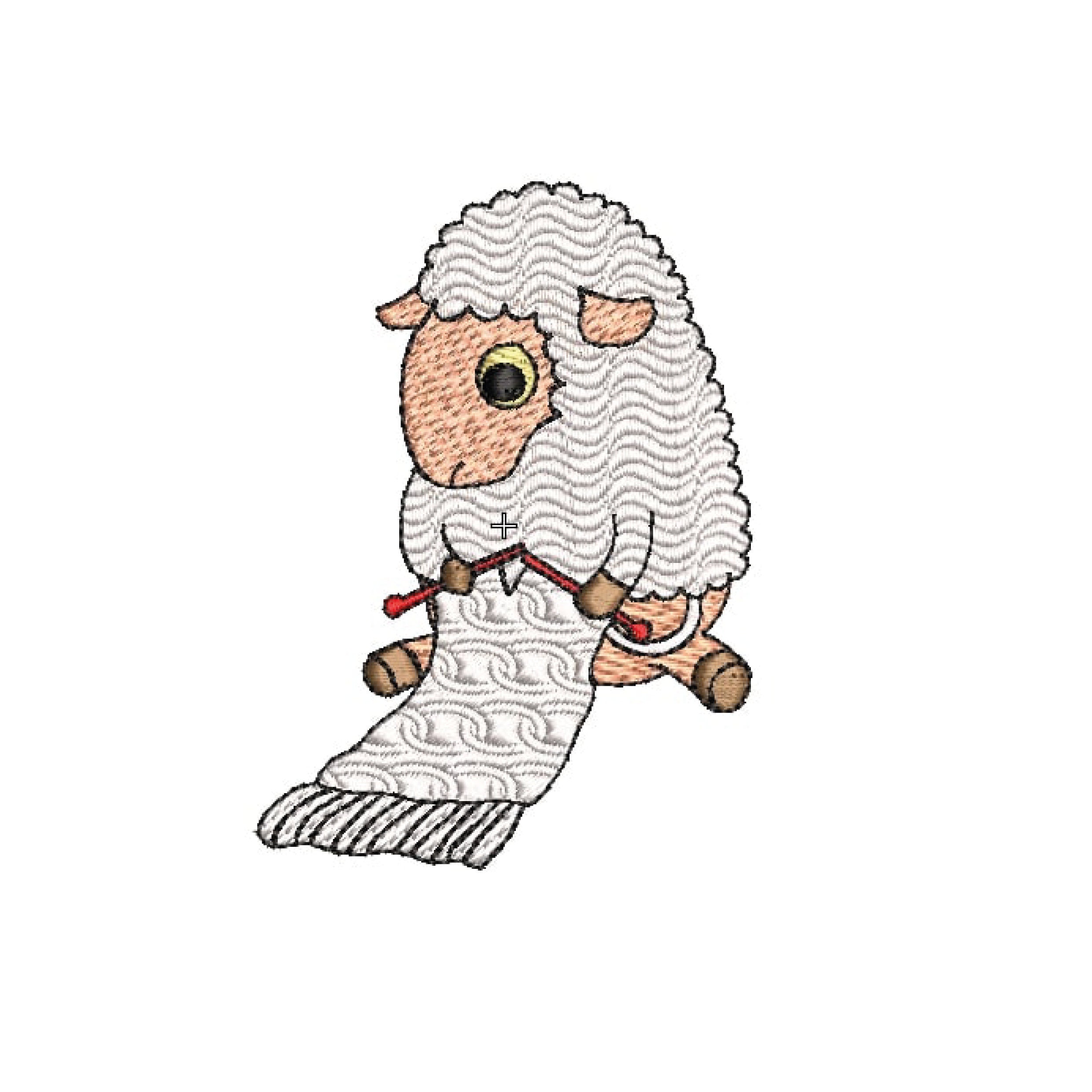 The lamb knits Machine Embroidery Design File sheep Etsy