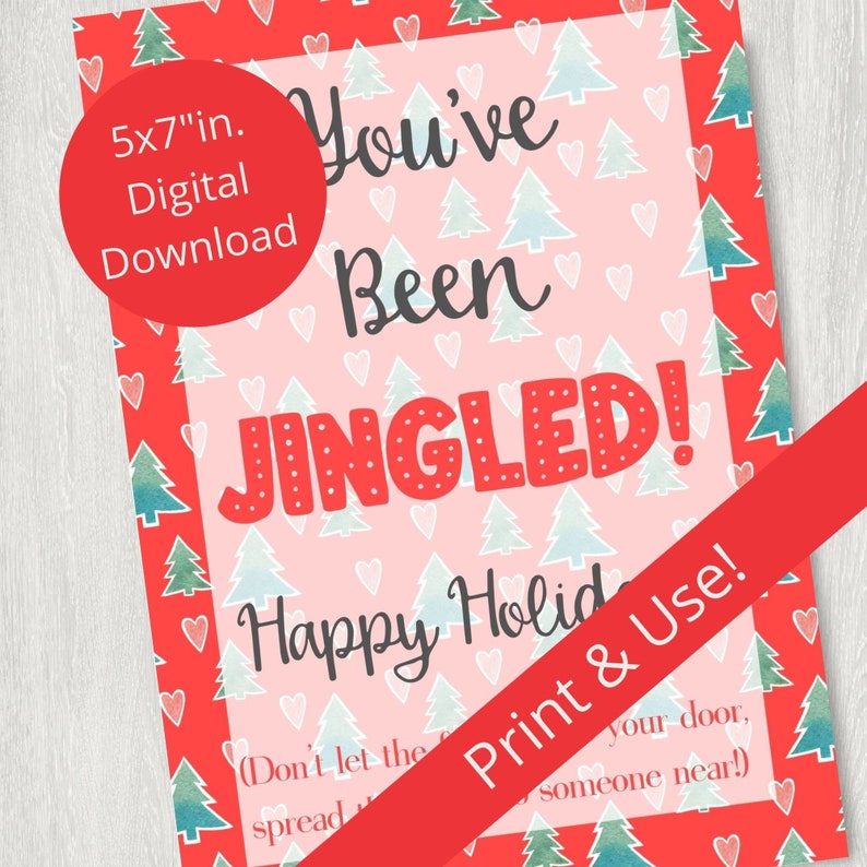 you-ve-been-jingled-holiday-christmas-printable-sign-etsy