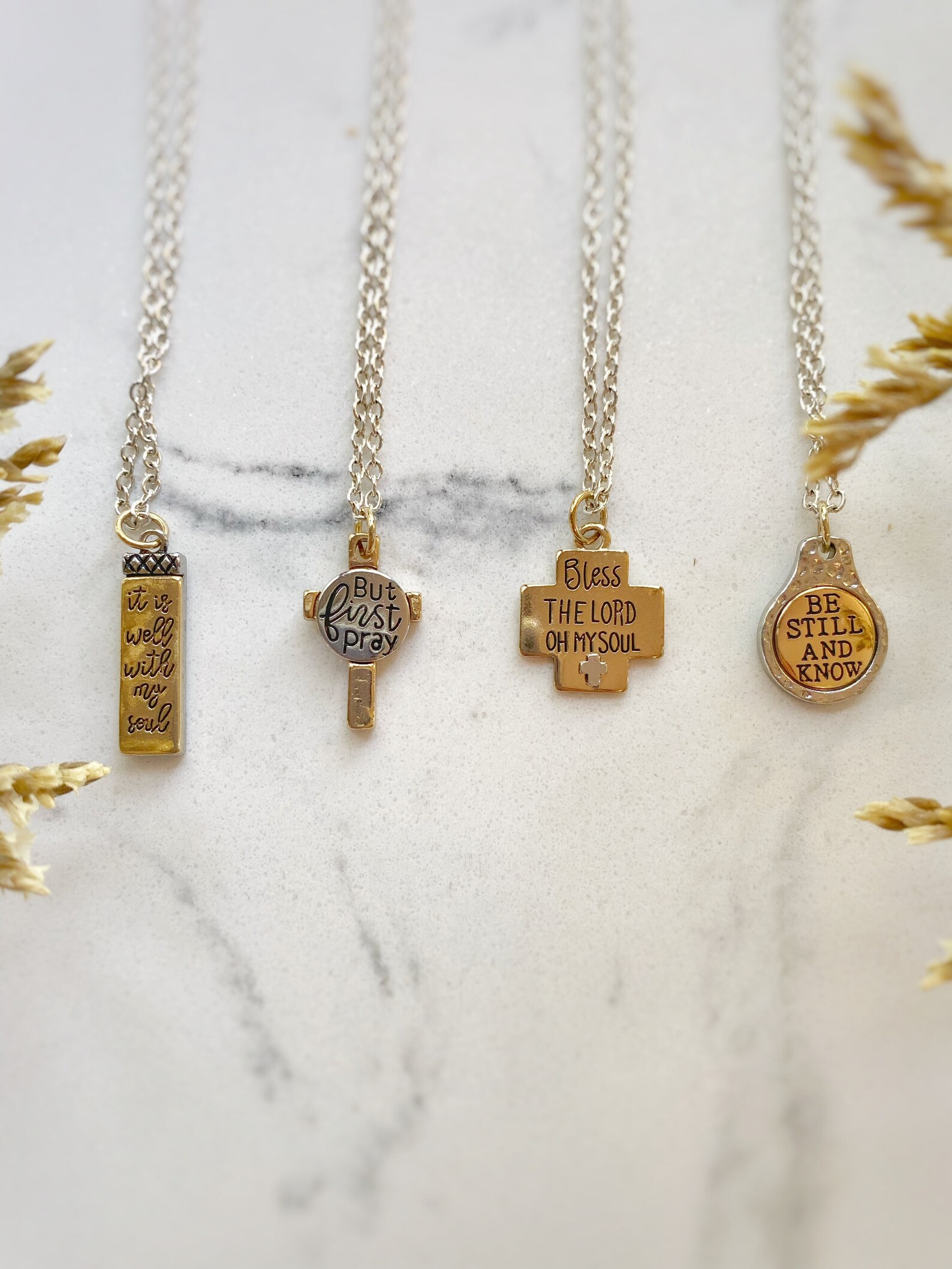 Christian Necklaces Christian Jewelry Be Still and Know Etsy