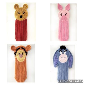 Character Wall Hangings Inspired by Winnie the Pooh and Friends  Perfect Unique Baby Shower Gift, Nursery and Children&#39;s Room Decor
