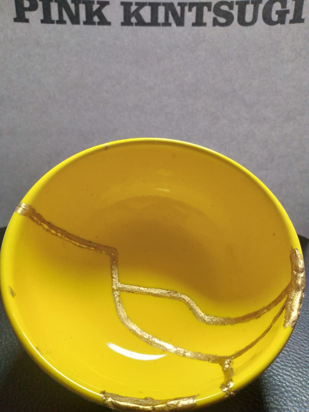 Kintsugi Bowl, Kintsugi Ceramic Enamel.fine Art,collectibles,turquise,pottery,bowl,home Decor