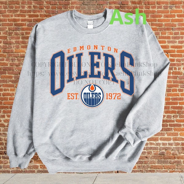 Edmonton Hockey Shirt, Edmonton Hockey Sweatshirt, Edmonton Hockey Crewneck, Edmonton Hockey Gift, Edmonton Hockey Tshirt, Edmonton Hoodie