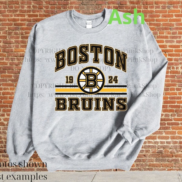 Boston Hockey T-Shirt, Boston Hockey Sweatshirt, Boston Hockey Crewneck, Boston B Hockey Gift, Boston B Hockey Shirt, Boston Hockey Hoodie 2