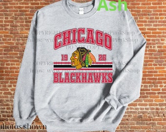 Chicago Hockey T-Shirt, Chicago Hockey Sweatshirt, Chicago Hockey Crewneck, Chicago B Hockey Gift, Chicago B Hockey Shirt, Hockey gift #4