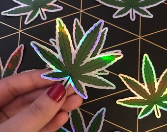 Pot Leaf Sticker Decal Hologram Psychedelic 420 Weed Cannabis Marijuana 4 x 4 Stickeroonie Pot Leaf Sticker Decal Hologram Psychedelic 420 Weed Cannabis Marijuana 4 x 4 Stickeroonie