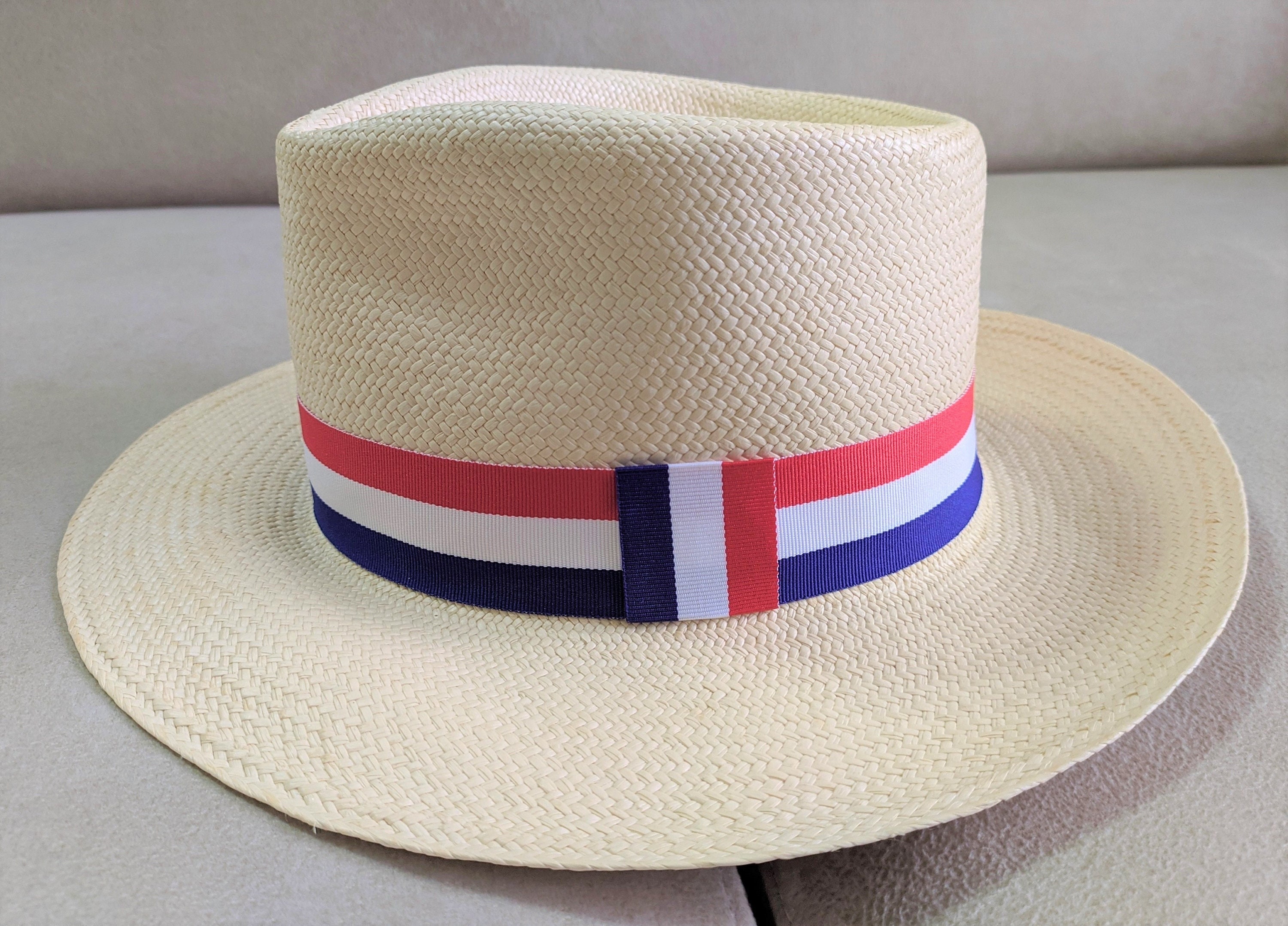 Red white and blue hat band Clearance