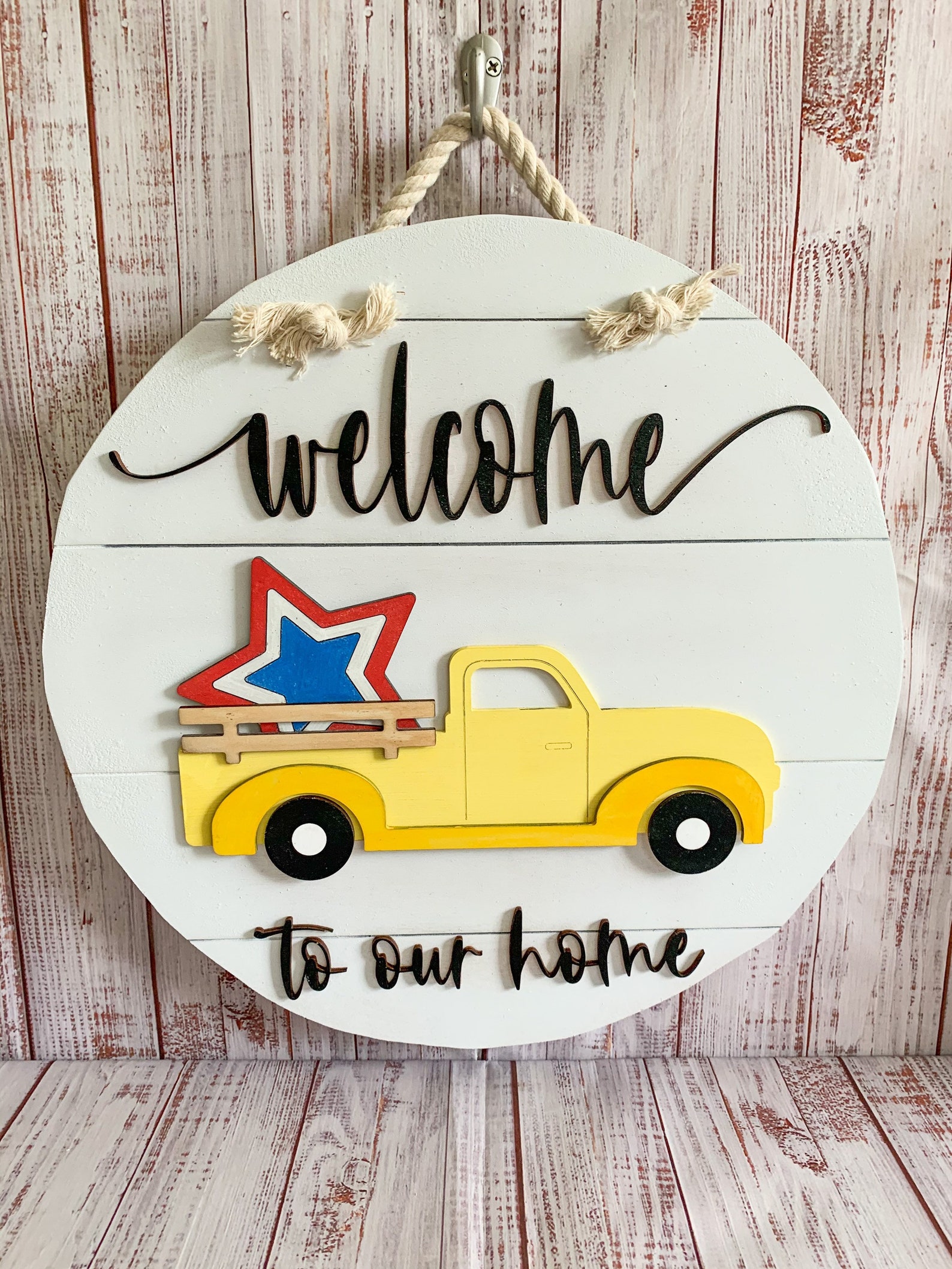 Interchangeable 14 vintage truck sign Etsy