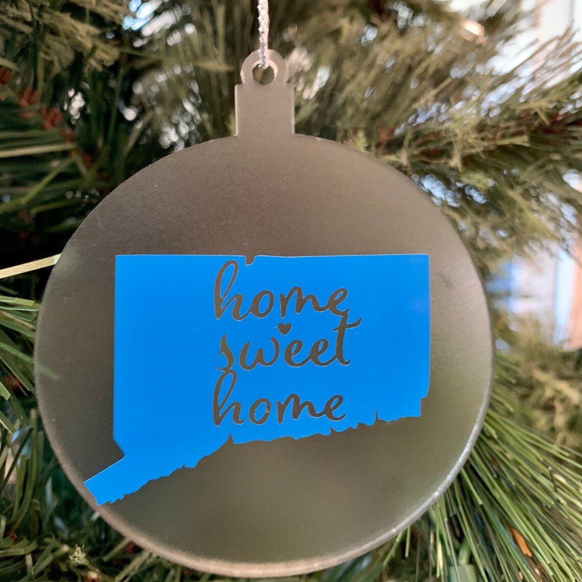 Personalized Connecticut State Ornament Customized Christmas Etsy UK