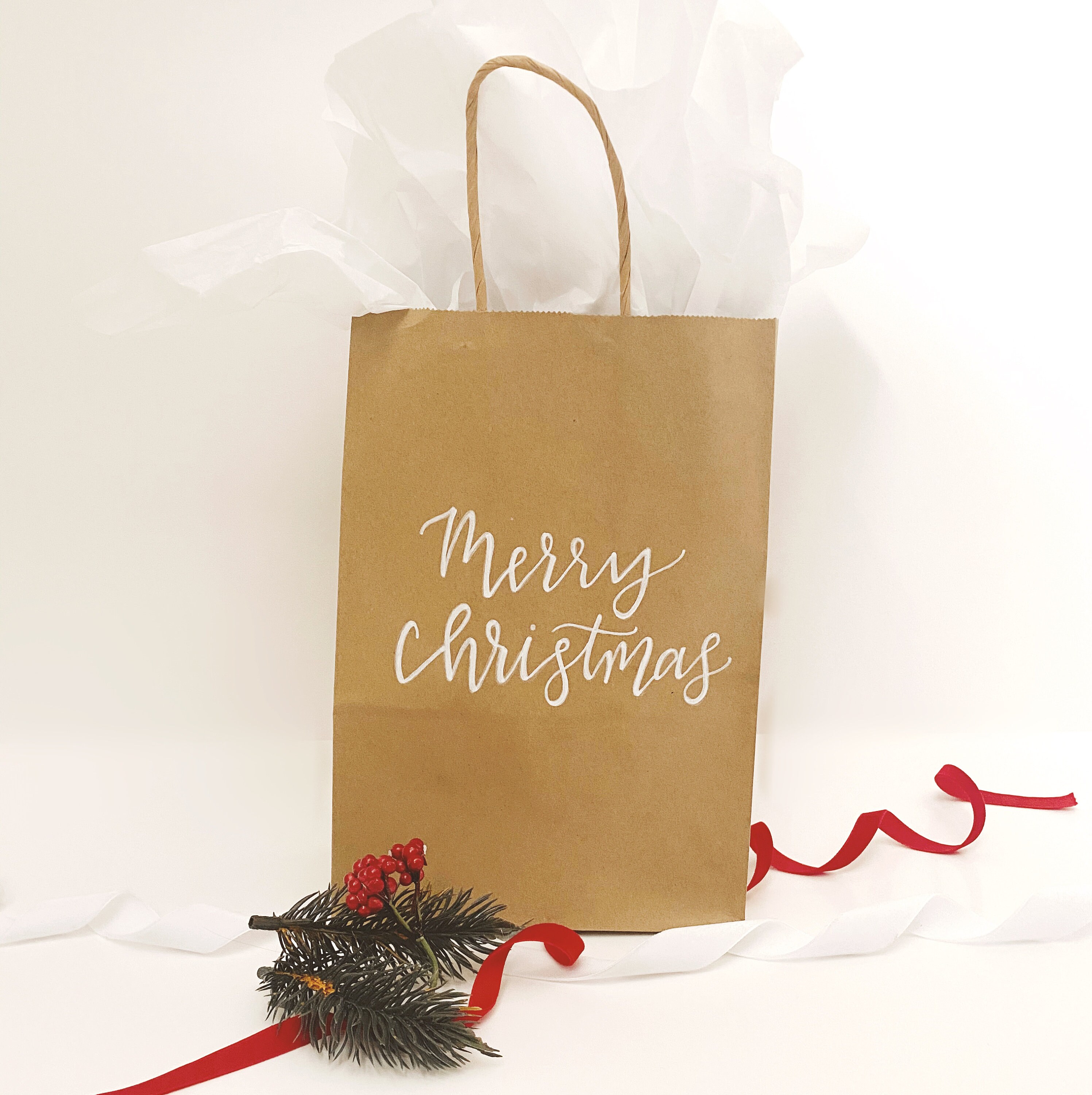 christmas gift bags etsy