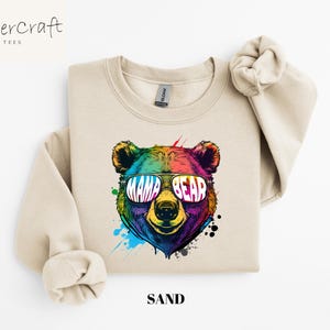 Mama Bear Sweatshirt, Mothers Day Gift, Mama Bear Crewneck Shirt, Cute Mama Shirts, Trendy Mom Life Shirt, New Mom Gift, Baby Shower Gifts