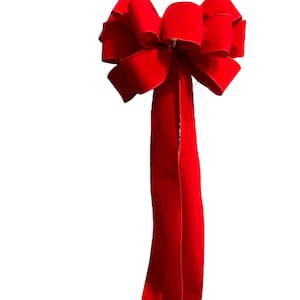Extra Large Red Velvet Bow