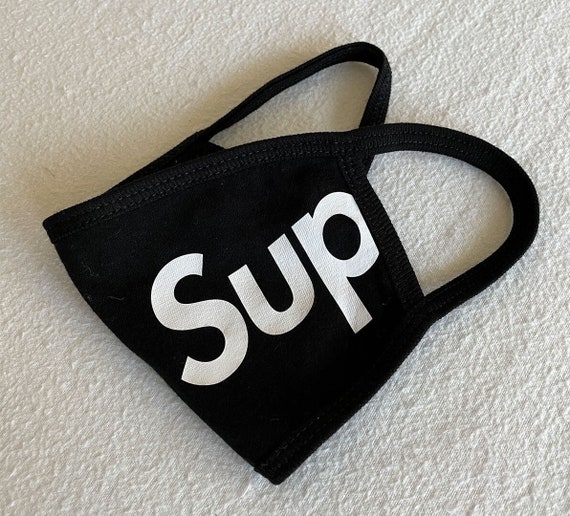 Sup Face Mask Hypebeast Supreme Style Face Mask New Etsy