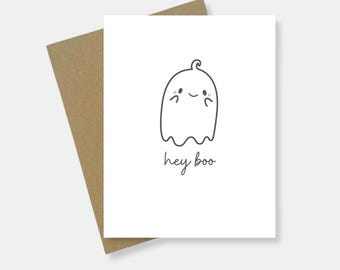Grußkarte | Hallo Boo