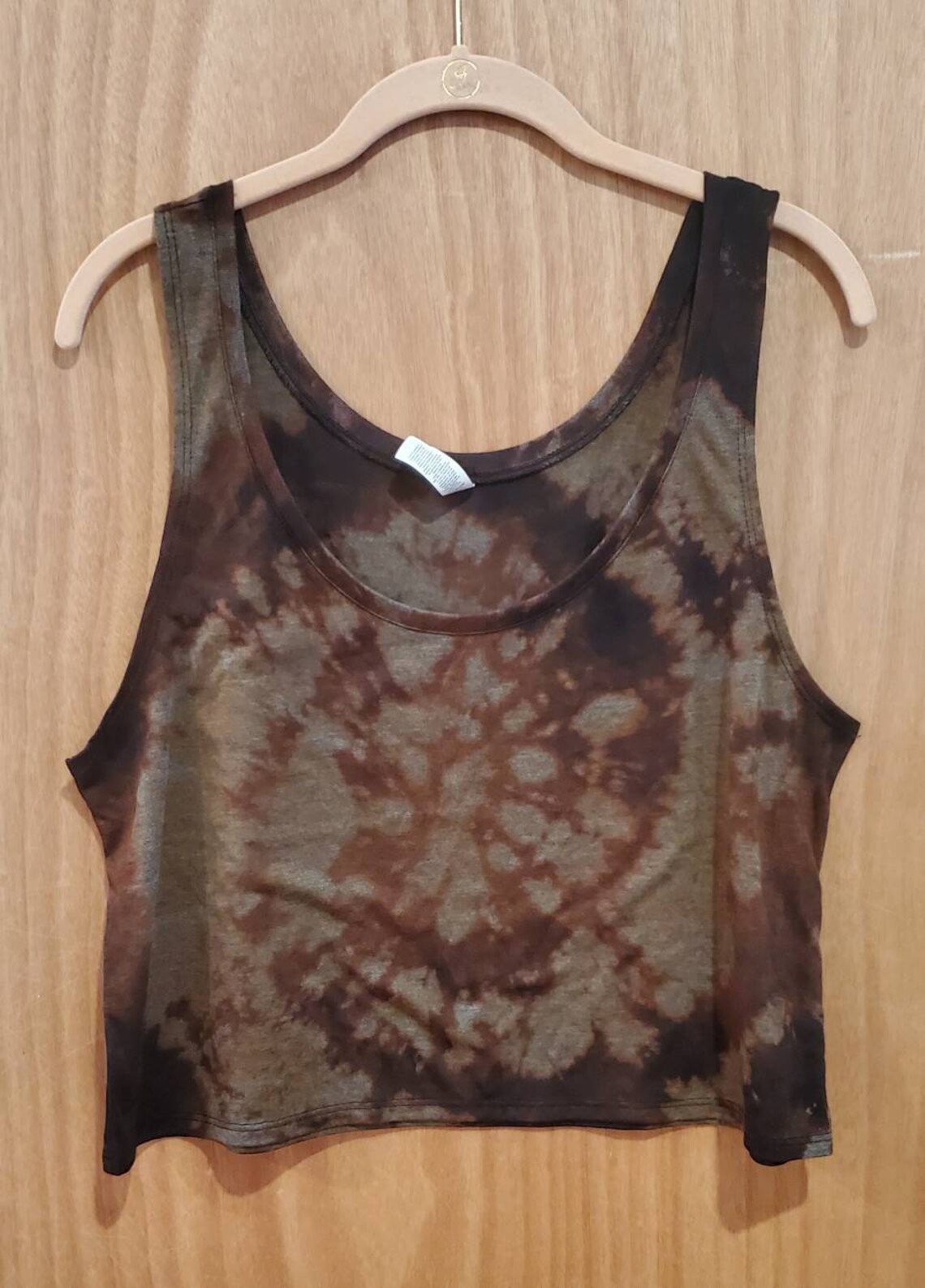 bleach dye crop top