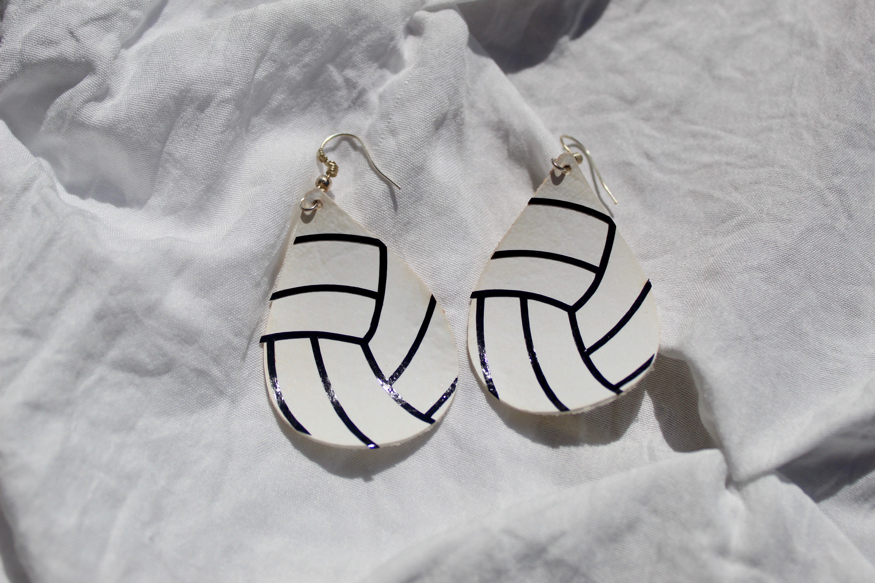 Volleyball Earrings Sports Earrings Sports Accessories Etsy UK
