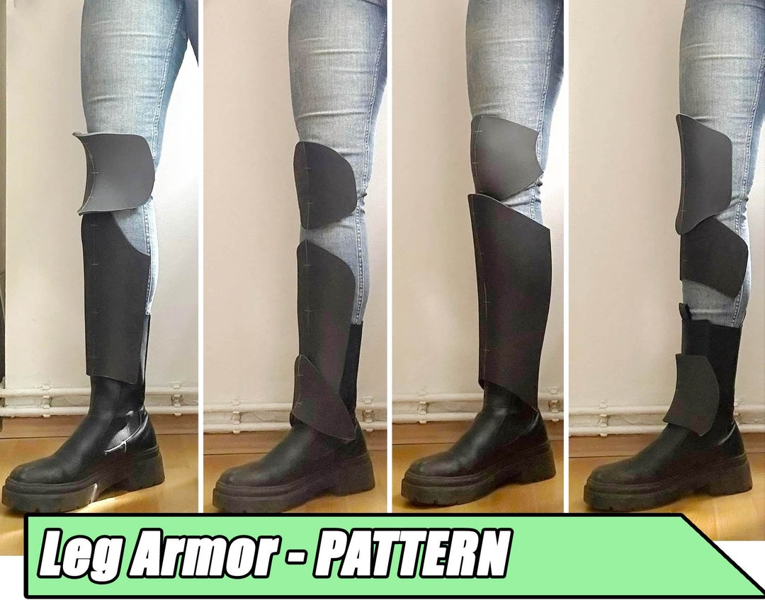 Foam Leg And Knee Armor Pattern Collection Cosplay Pattern Medieval 