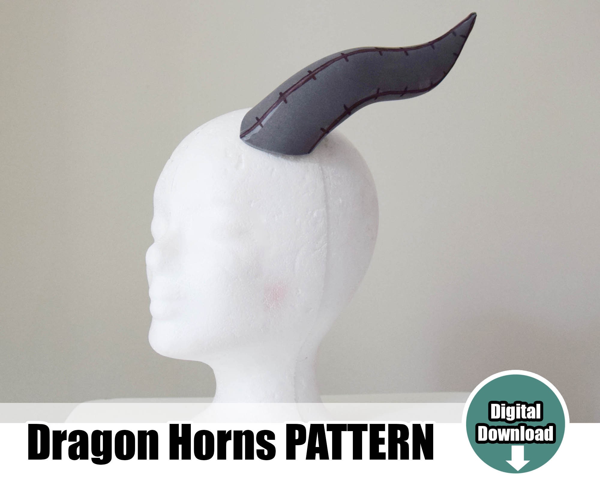 DIY Dragon Horns / Cosplay Horns / Costume Horns / Foam Horns Etsy